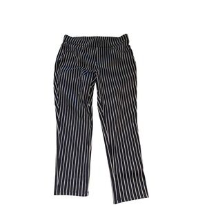 Time and Tru Women's Large‎ Pull On Pants Striped Stretch Career Casual